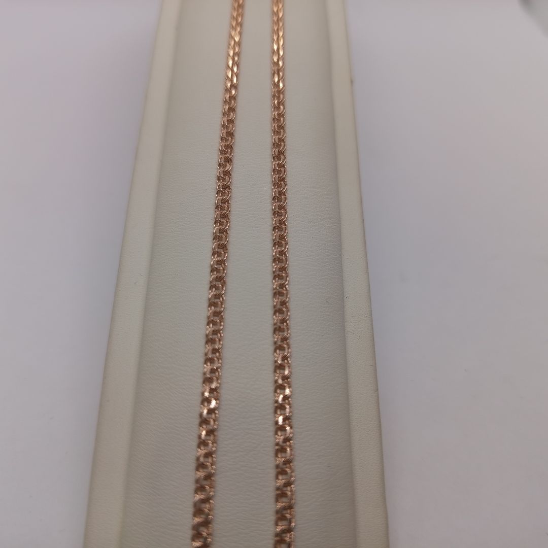 ЦЕПЬ ПУСТОТЕЛАЯ Бисмарк (Au 585)