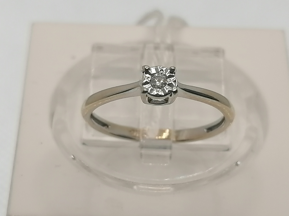 КОЛЬЦО БРИЛЛИАНТ Au 585