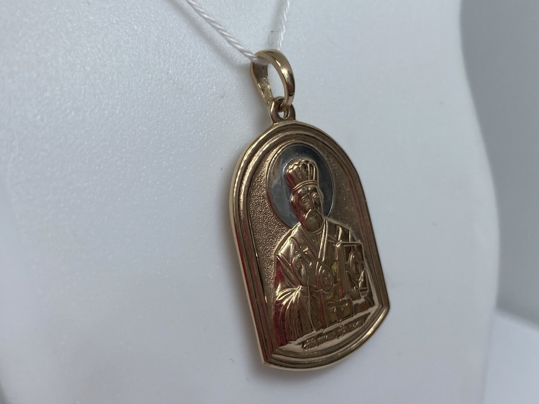 ПОДИБК585 ПОДВЕСКА ИКОНА БЕЗ КАМНЯ (Au 585)