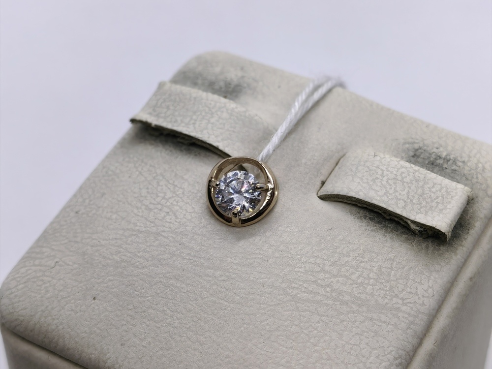 ПОДКМ585 ПОДВЕСКА С КАМНЕМ (Au 585)