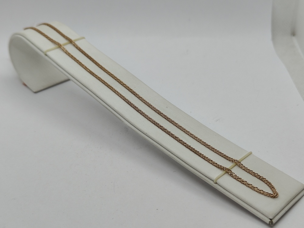 ЦЕПЬ ПОЛНОВЕСНАЯ Ромб двойной (Au 585)