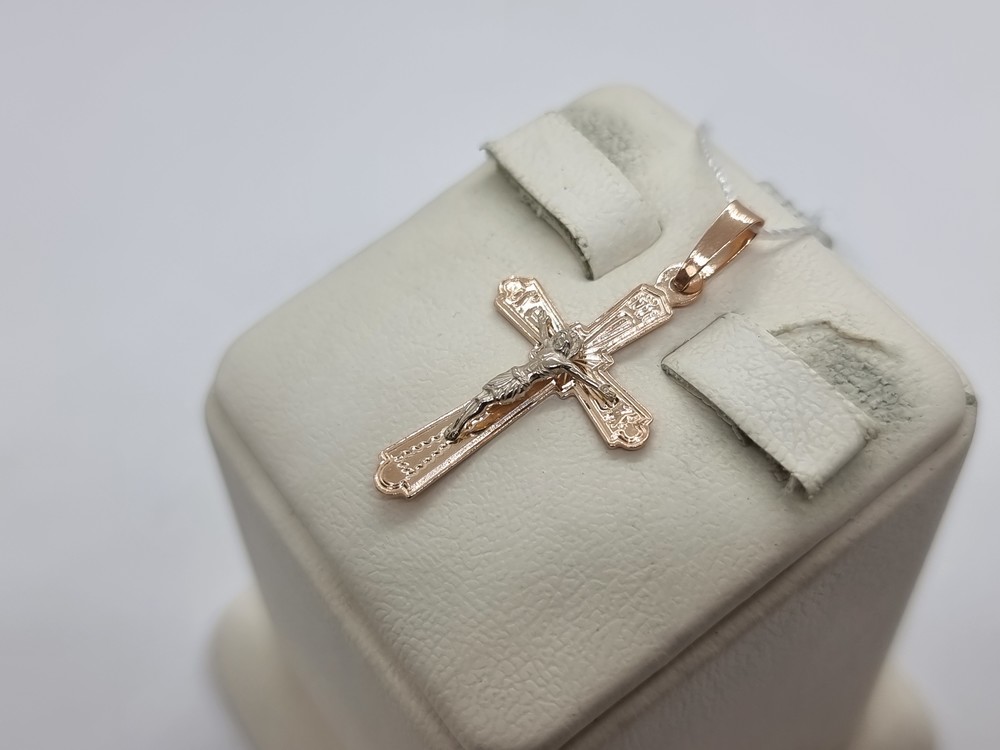 ПОДВЕСКА КРЕСТ (Au 585)