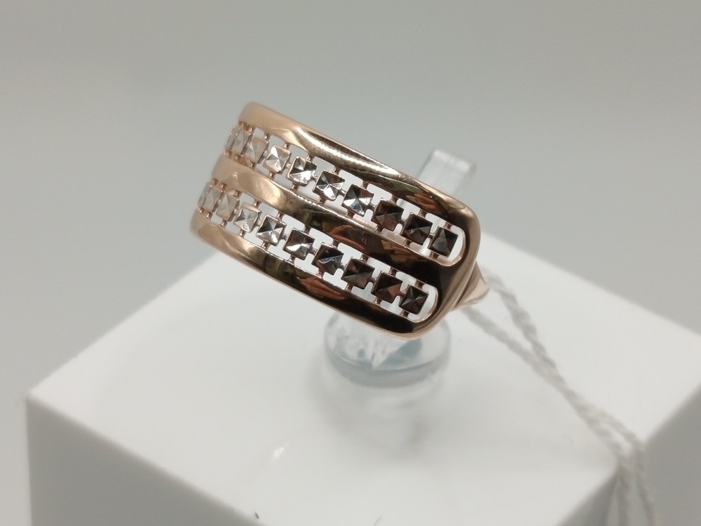 КОЛБКМ585 КОЛЬЦО БЕЗ КАМНЯ (Au 585)