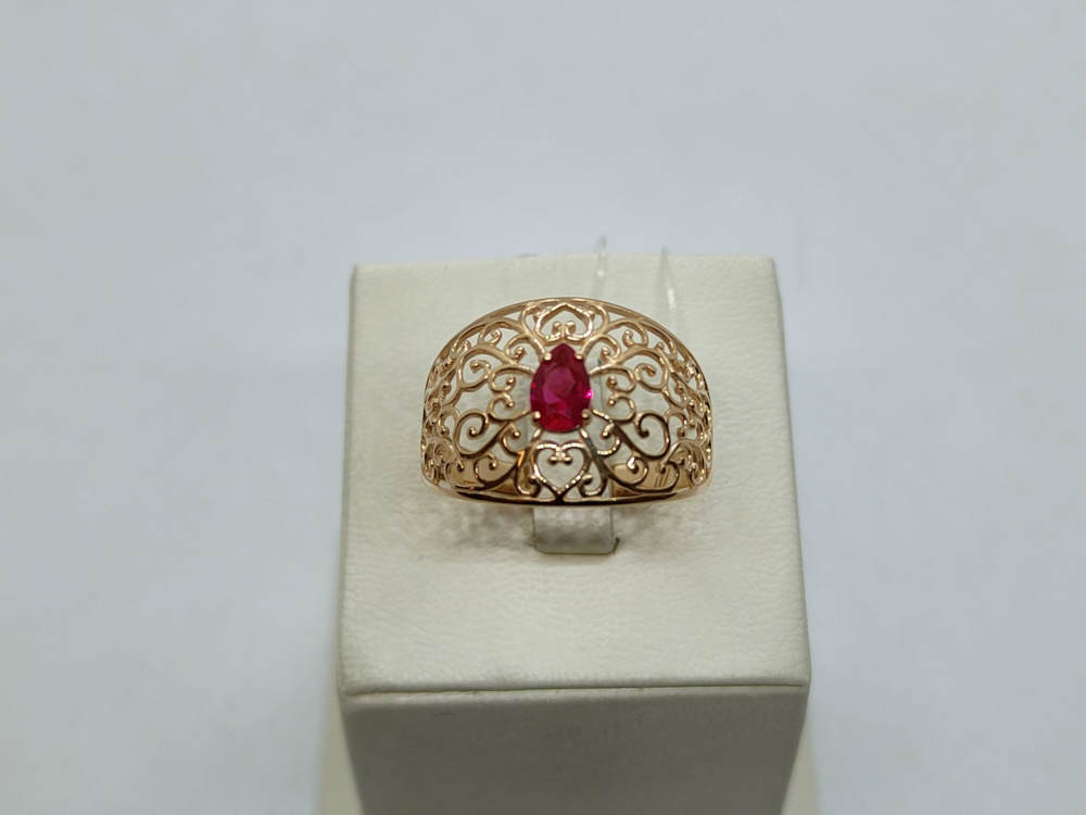 11086с1 КОЛЬЦО С КАМНЕМ (Au 585)