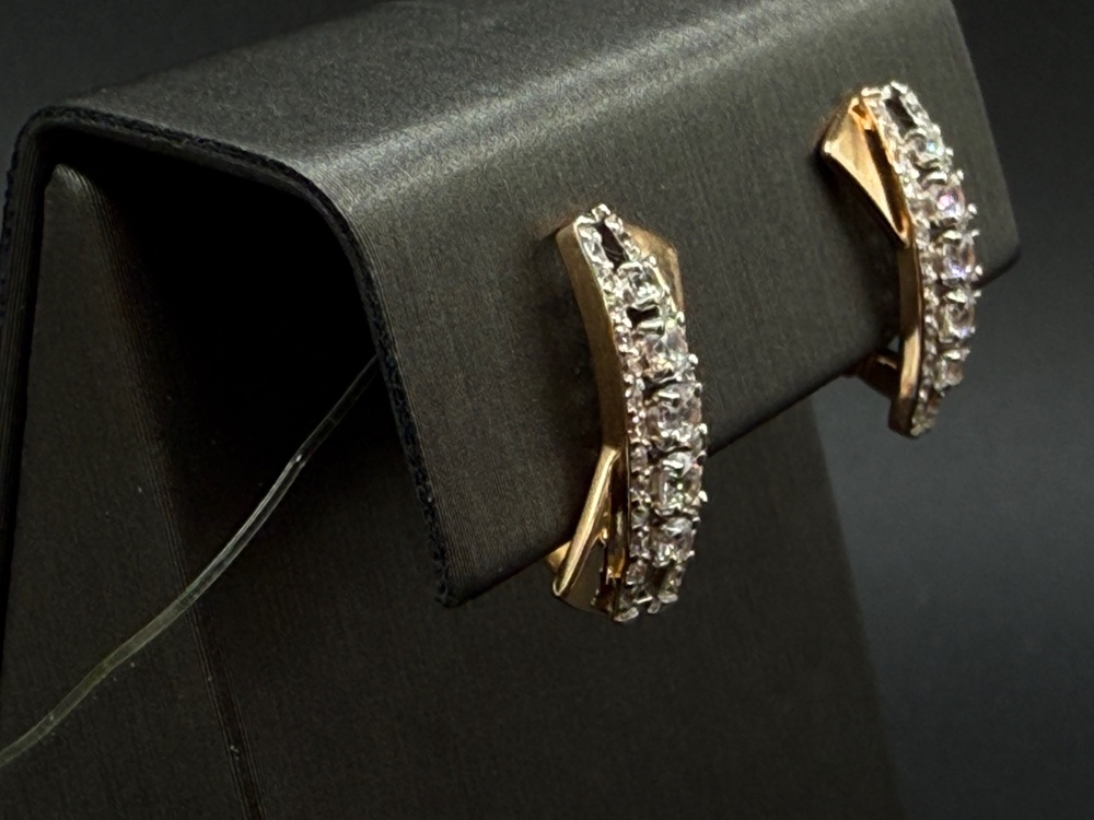 СЕРЬГИ С КАМНЯМИ (Au 585)