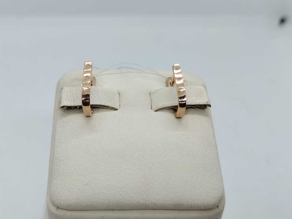 СЕРЬГИ БЕЗ КАМНЯ (Au 585)