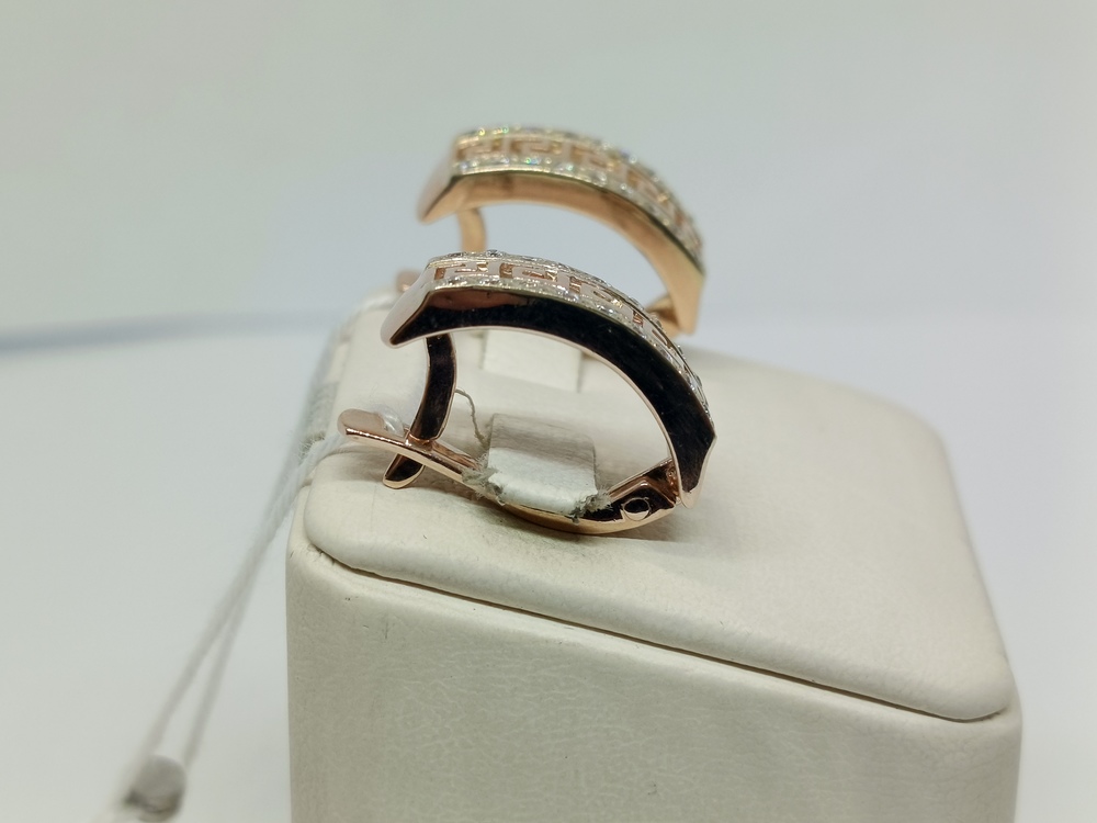 СЕРЬГИ С КАМНЯМИ (Au 585)