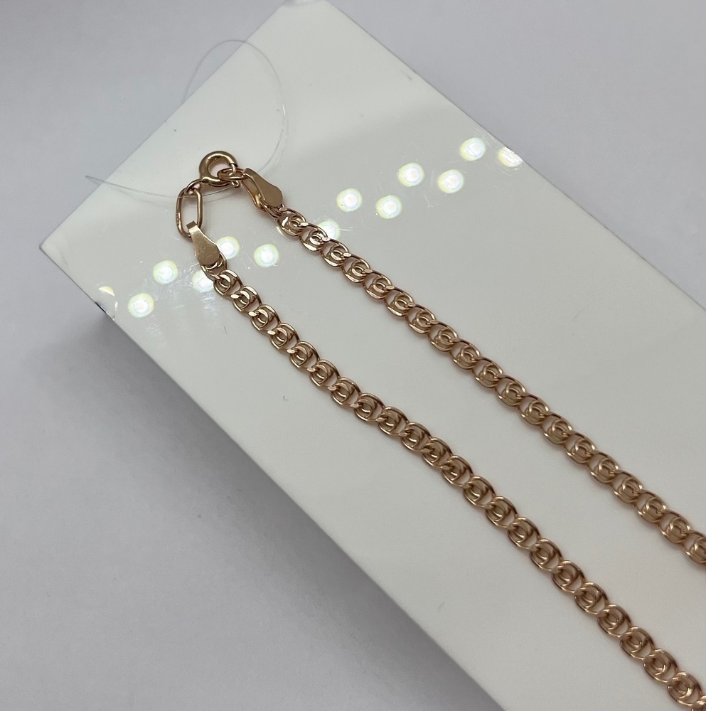 ЦЕПЬ ПУСТОТЕЛАЯ Лав (Au 585)