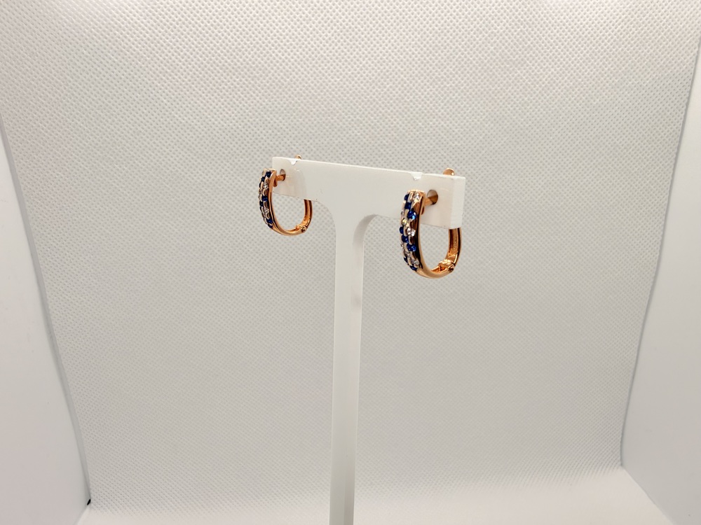 СЕРЬГИ С КАМНЯМИ (Au 585)