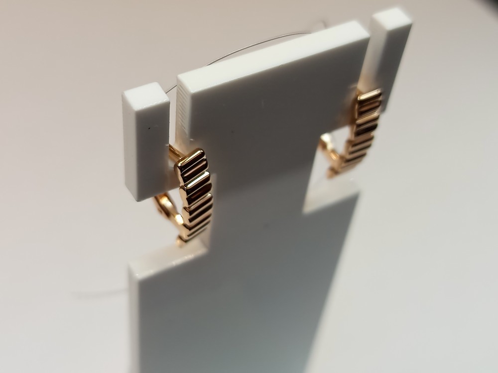 СЕРЬГИ БЕЗ КАМНЯ (Au 585)