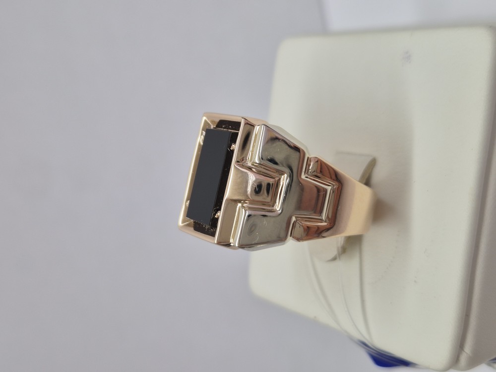 КОЛЬЦО ПЕЧАТКА с камнем (Au 585)