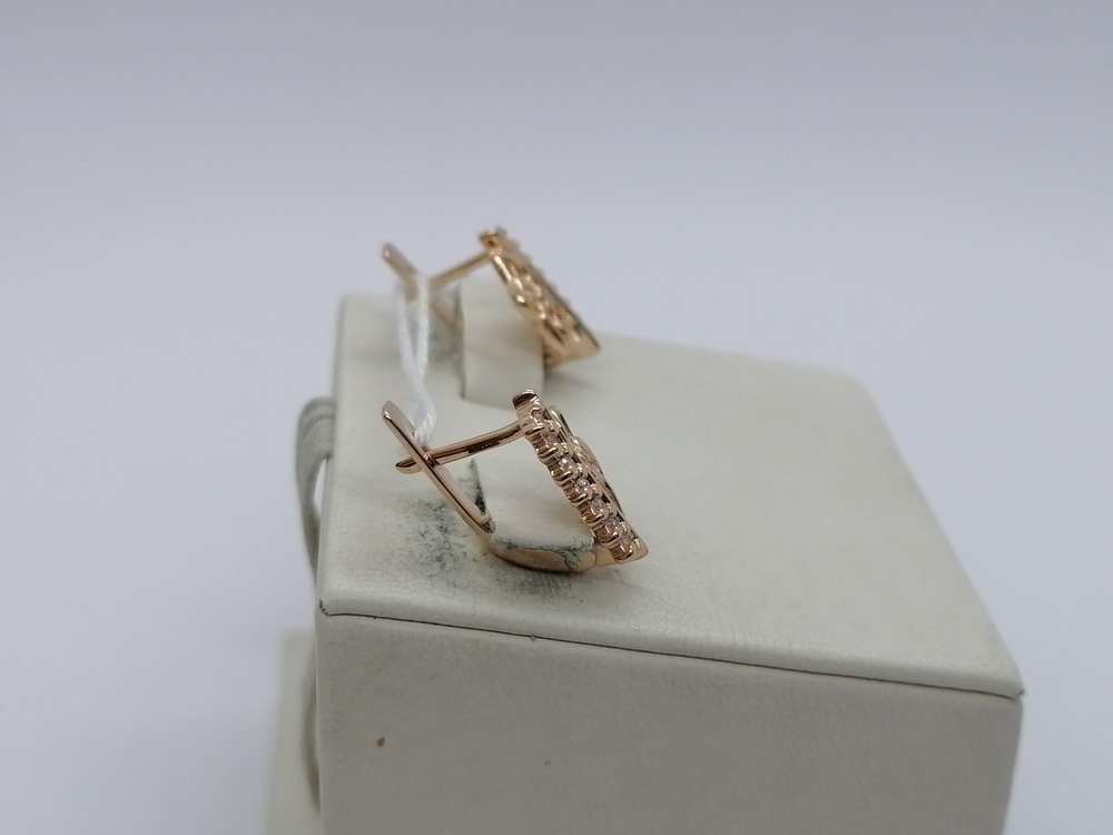 СЕРЬГИ С КАМНЯМИ (Au 585)