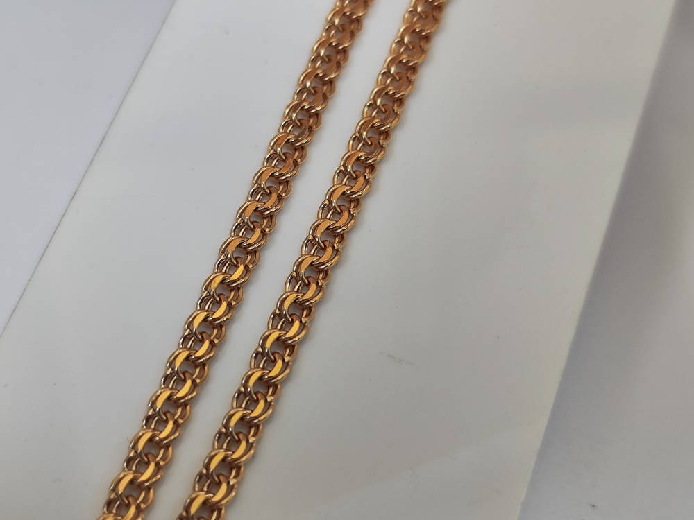 ЦЕПЬ ПУСТОТЕЛАЯ Бисмарк (Au 585)