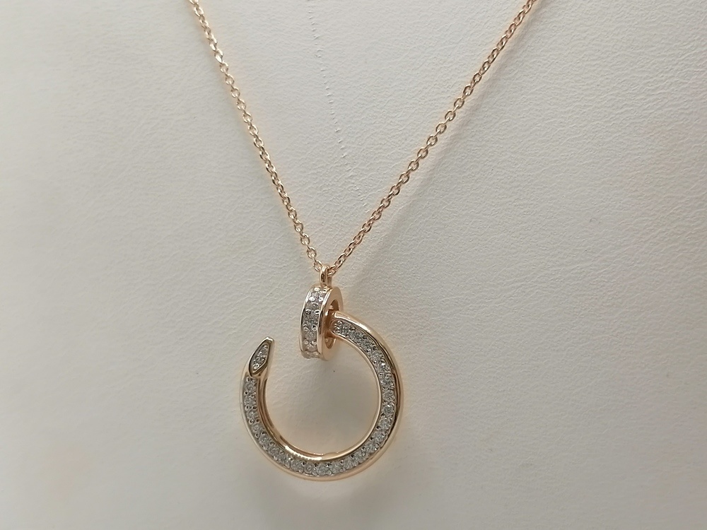 КОЛЬЕ С КАМНЯМИ (Au 585)