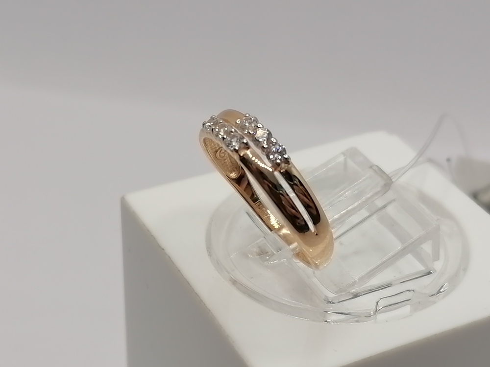 51-110-01754-1 КОЛЬЦО С КАМНЯМИ (Au 585)