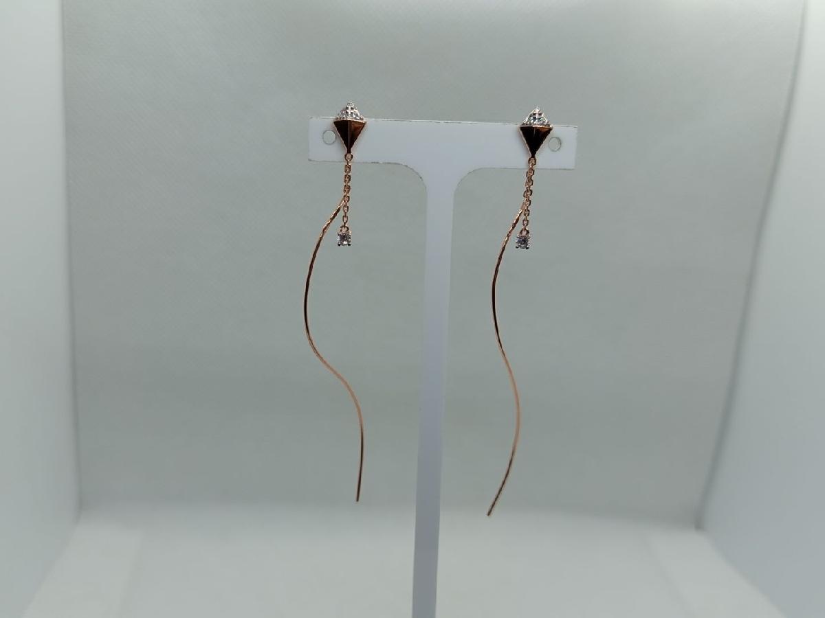 СКМИ585 СЕРЬГИ С КАМНЯМИ (Au 585)