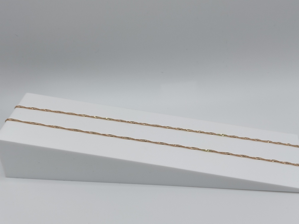 ЦПСИ585 ЦЕПЬ ПУСТОТЕЛАЯ Сингапур (Au 585)