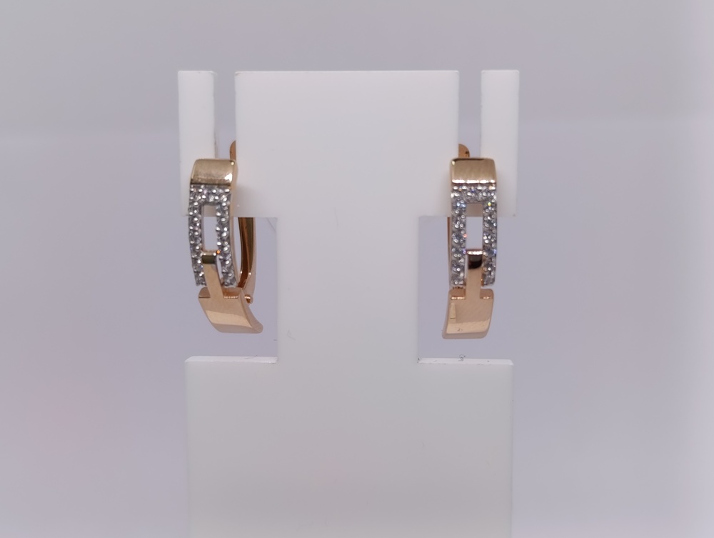 СЕРЬГИ С КАМНЯМИ (Au 585)