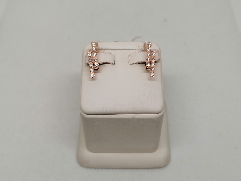 СЕРЬГИ С КАМНЯМИ (Au 585)