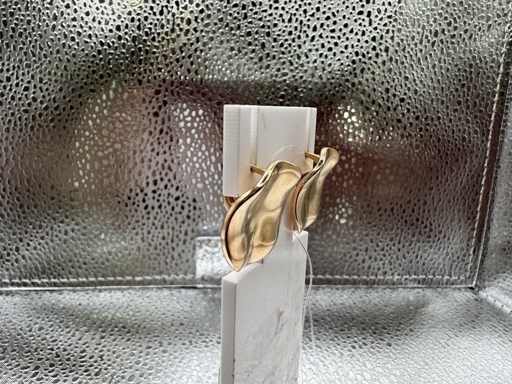 СЕРЬГИ БЕЗ КАМНЯ (Au 585)