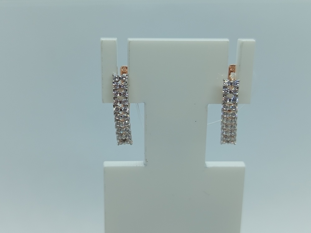 СЕРЬГИ С КАМНЯМИ (Au 585)