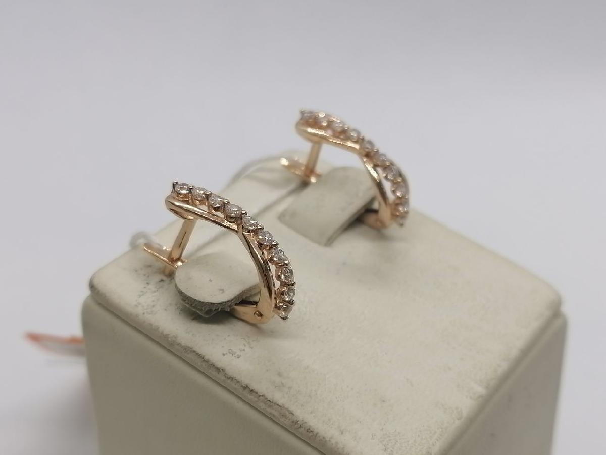 СЕРЬГИ С КАМНЯМИ (Au 585)