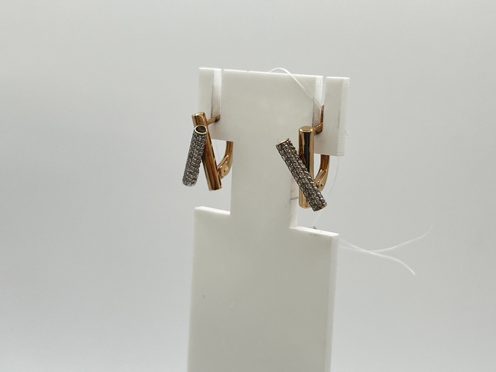 СЕРЬГИ С КАМНЯМИ (Au 585)