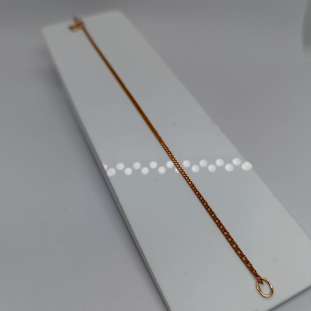 БРАСЛЕТ ПОЛНОВЕСНЫЙ Ромб двойной Au 585