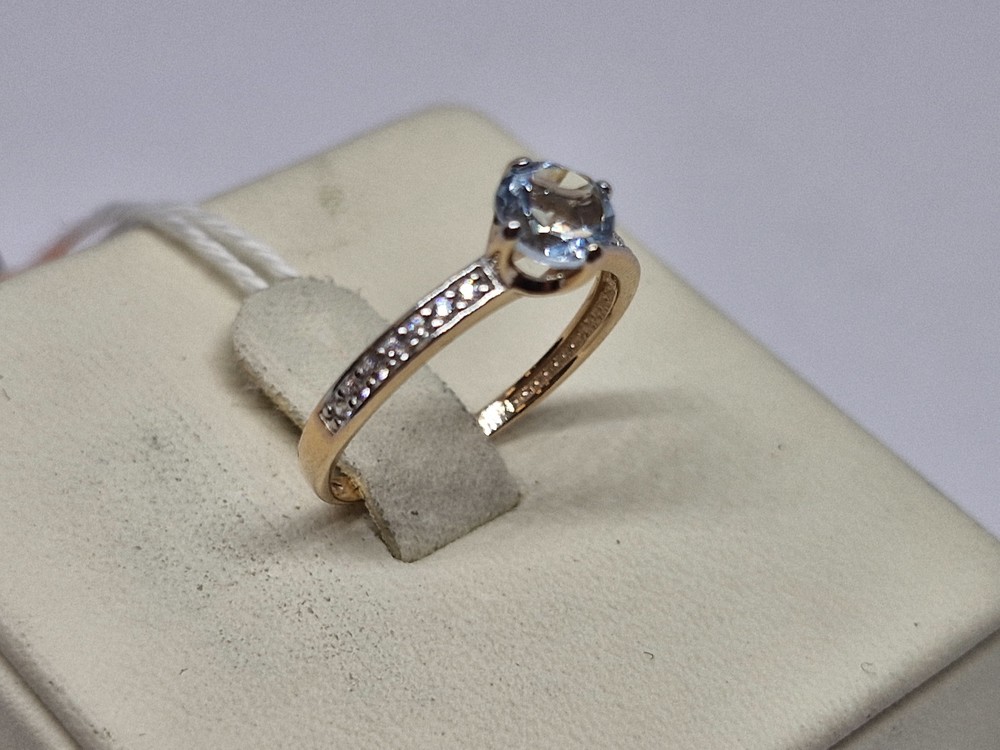 КОЛКМИ585 КОЛЬЦО С КАМНЯМИ (Au 585)