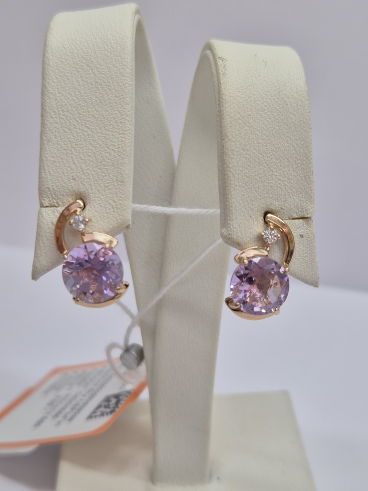 СЕРЬГИ С КАМНЯМИ (Au 585)