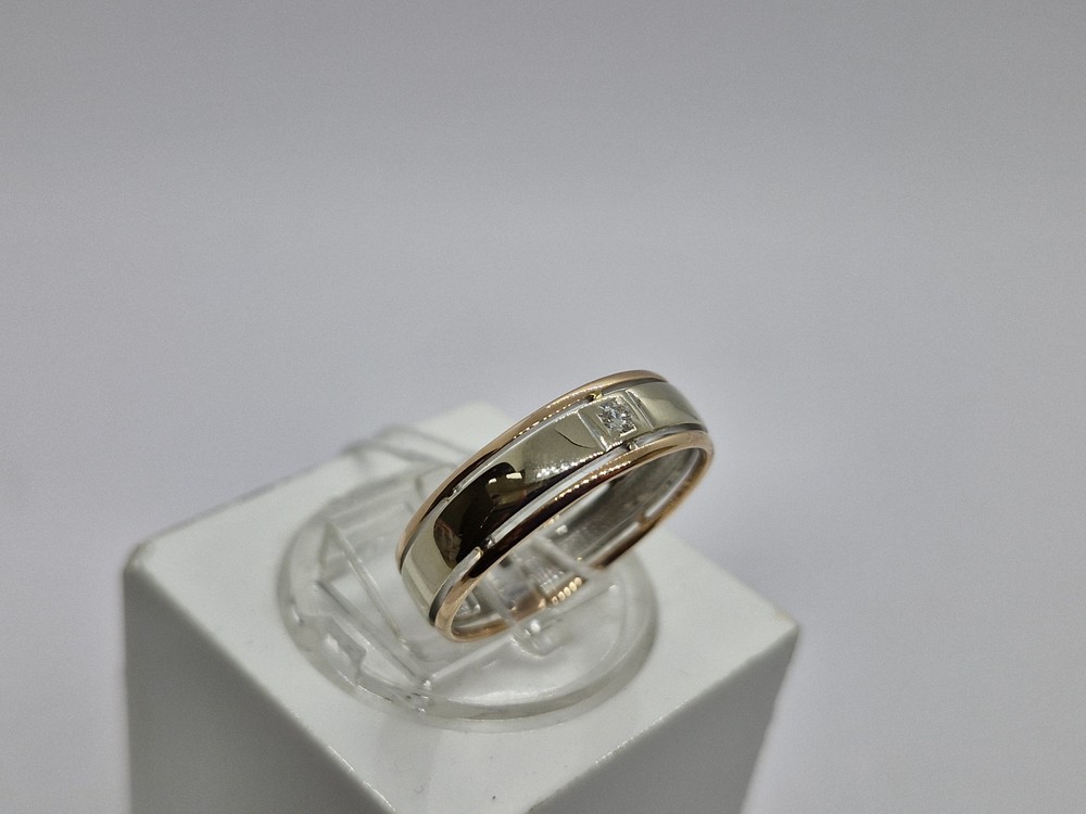 ОБРУЧАЛЬНОЕ КОЛЬЦО БРИЛЛИАНТ Au 585