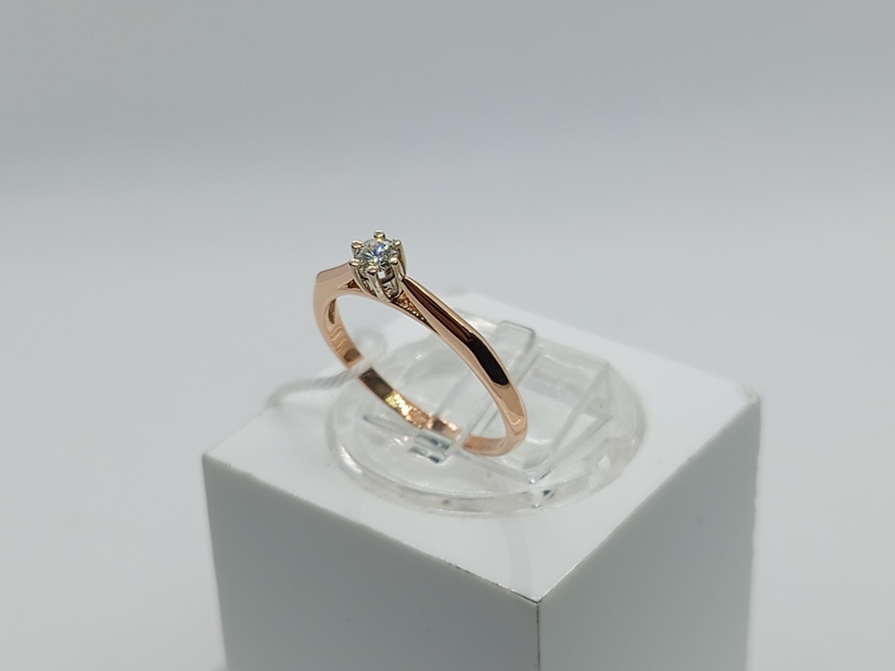 КОЛЬЦО БРИЛЛИАНТ Au 585