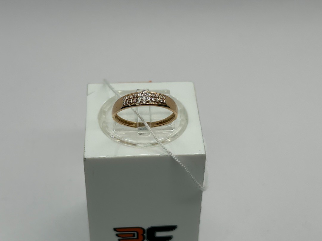 КОЛКМИ585 КОЛЬЦО С КАМНЯМИ (Au 585)