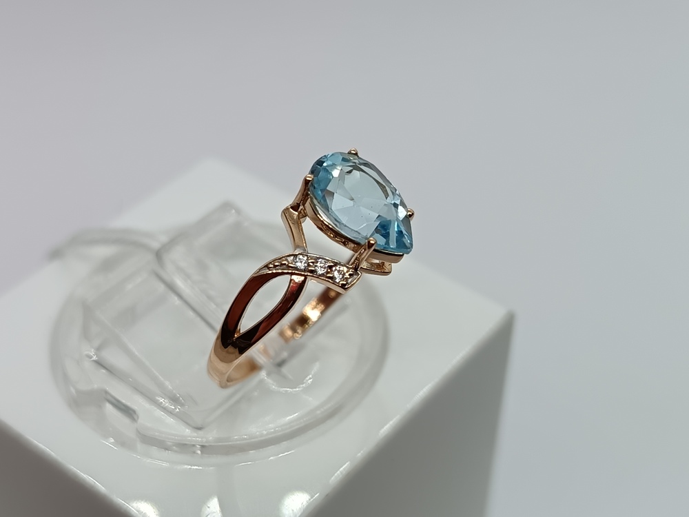 КОЛКМИ585 КОЛЬЦО С КАМНЯМИ (Au 585)