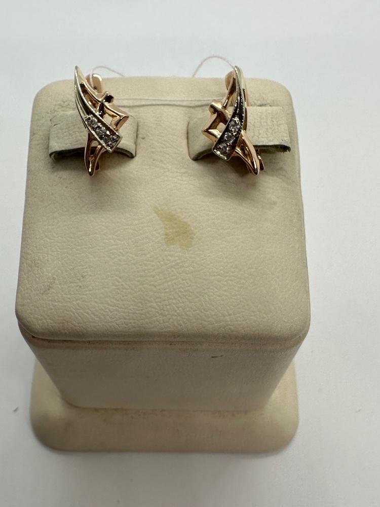 СЕРЬГИ С КАМНЯМИ (Au 585)