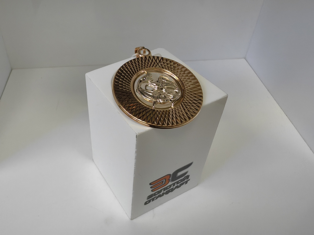 ПОДВЕСКА ЗНАК ЗОДИАКА РЫБЫ (Au 585)