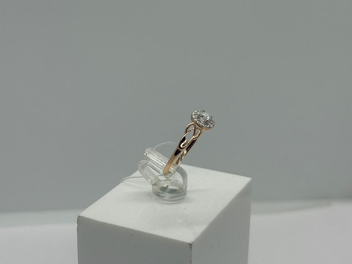 КОЛЬЦО С КАМНЯМИ (Au 585)