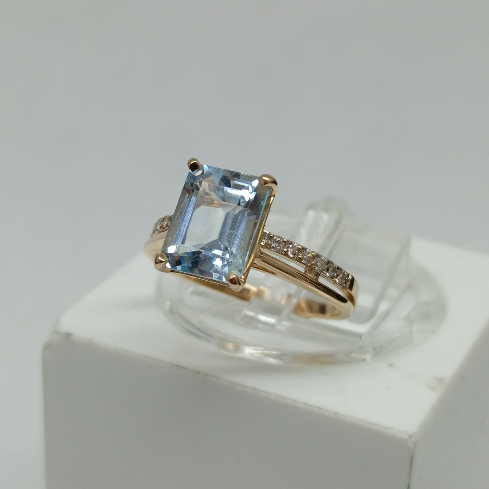 КОЛКМИ585 КОЛЬЦО С КАМНЯМИ (Au 585)