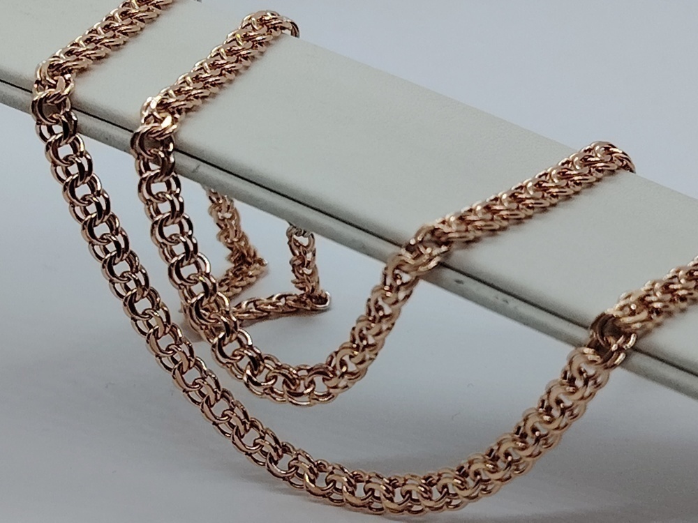 ЦЕПЬ ПУСТОТЕЛАЯ Бисмарк (Au 585)