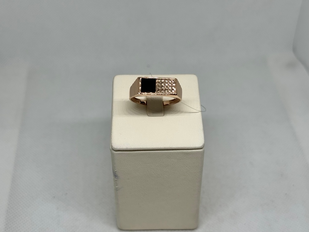 КОЛЬЦО ПЕЧАТКА с камнем (Au 585)