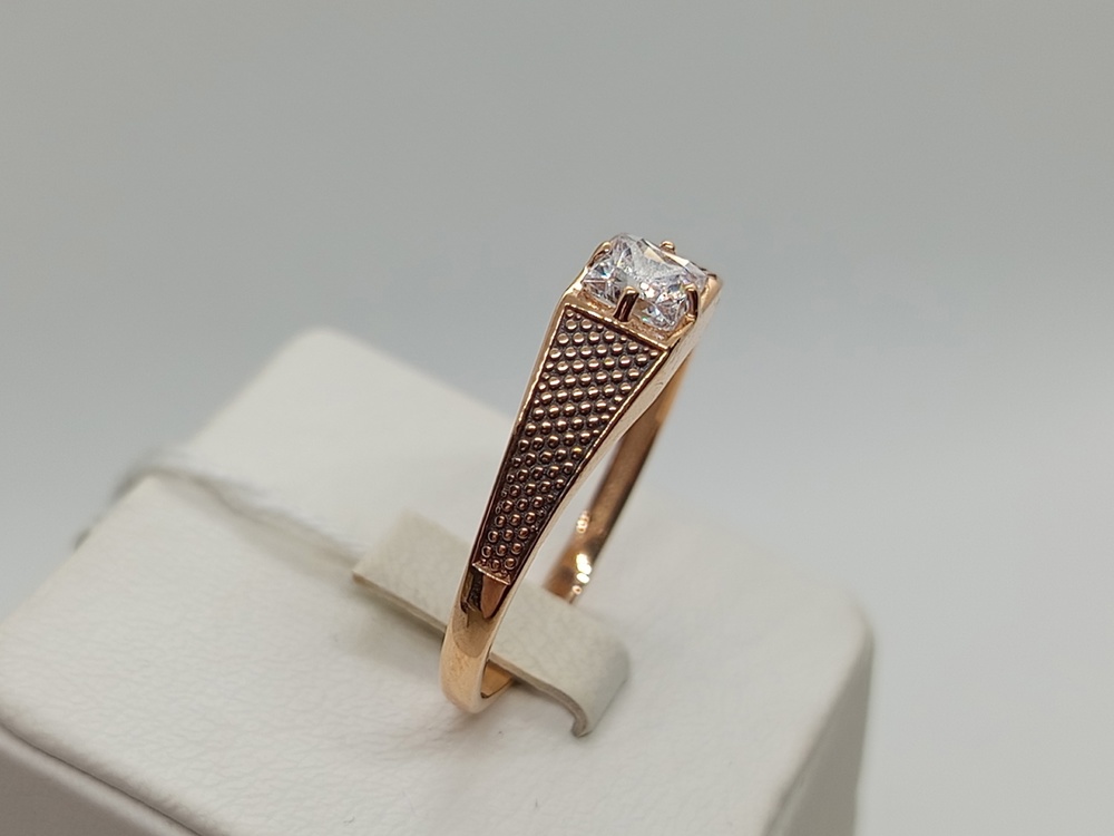 ПЕЧАТКА С КАМНЕМ (Au 585)