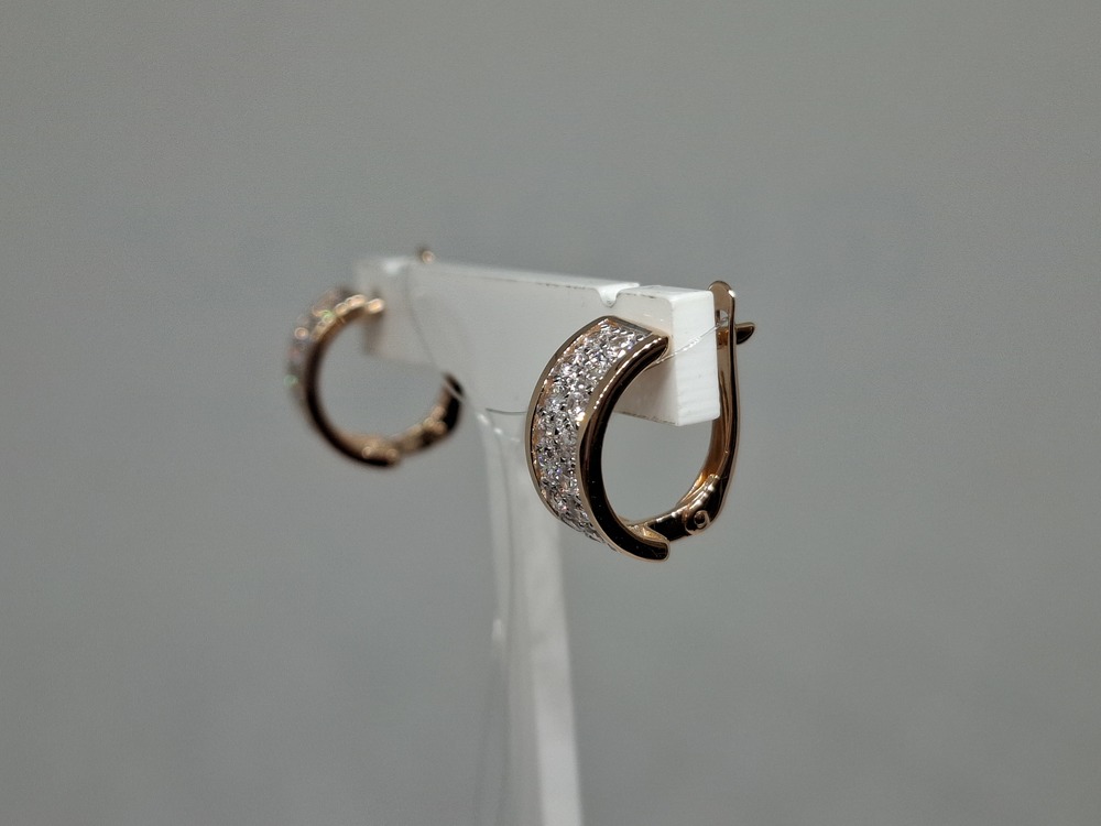 СЕРЬГИ С КАМНЯМИ (Au 585)