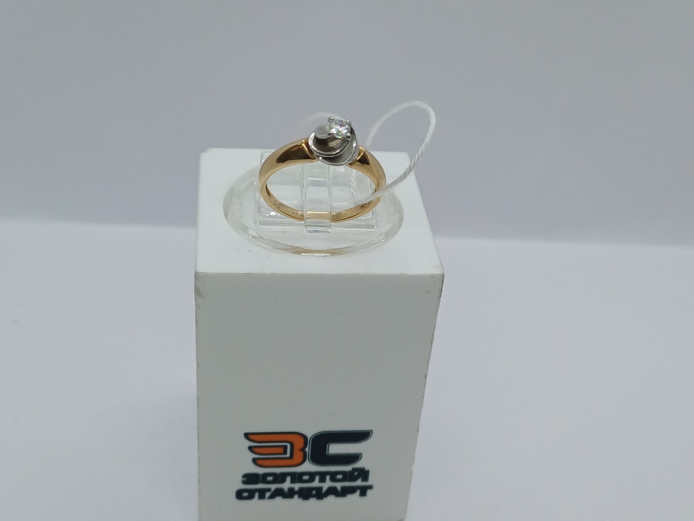 КОЛКМ585 КОЛЬЦО С КАМНЕМ (Au 585)