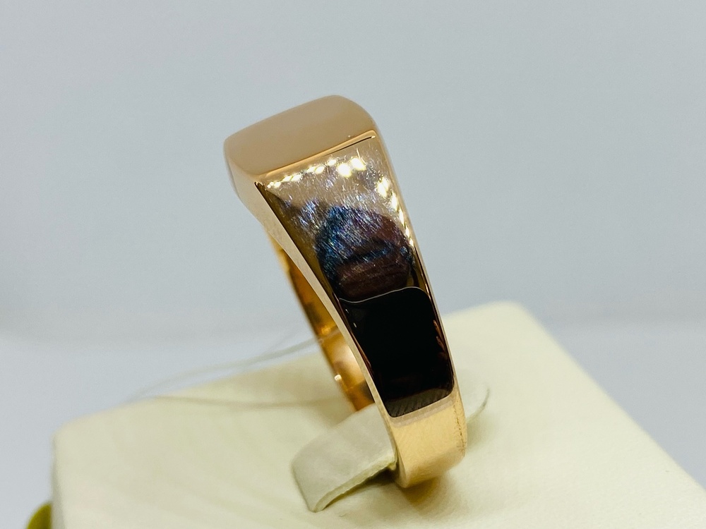 01-0062 КОЛЬЦО ПЕЧАТКА без камня (Au 585)