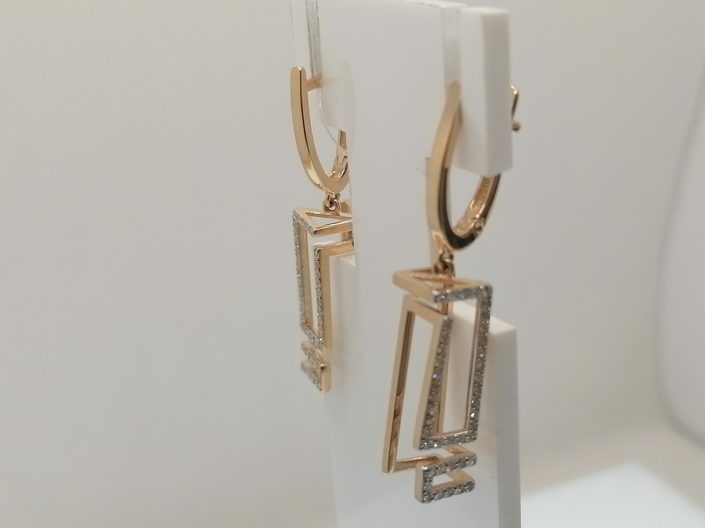 СЕРЬГИ БРИЛЛИАНТ (Au 585)