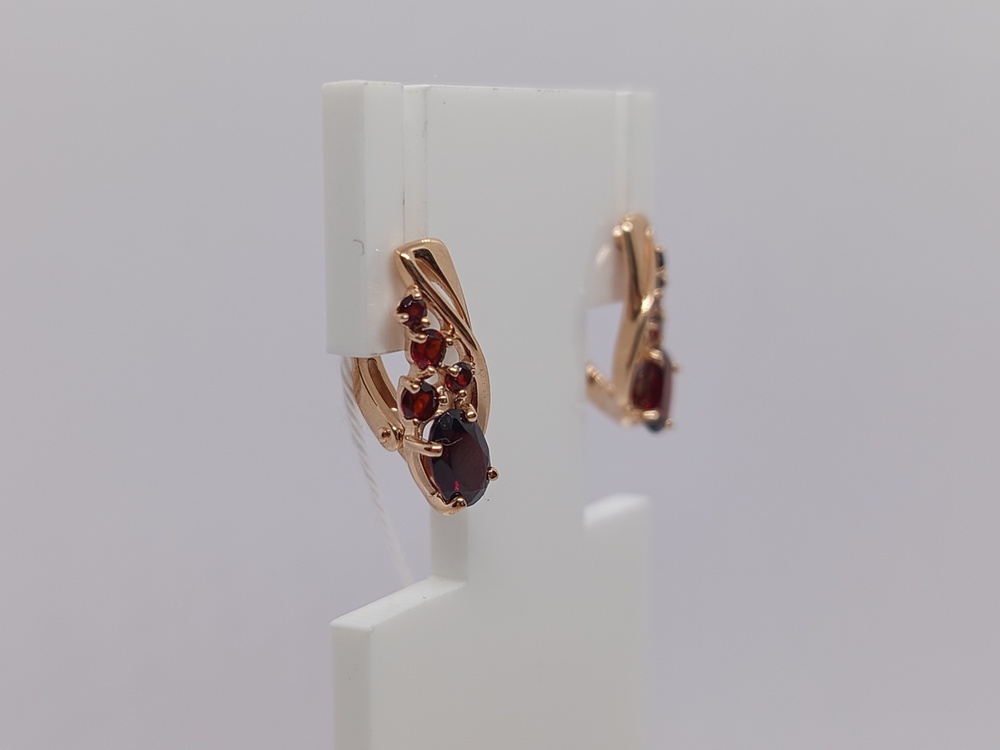 СЕРЬГИ С КАМНЯМИ (Au 585)