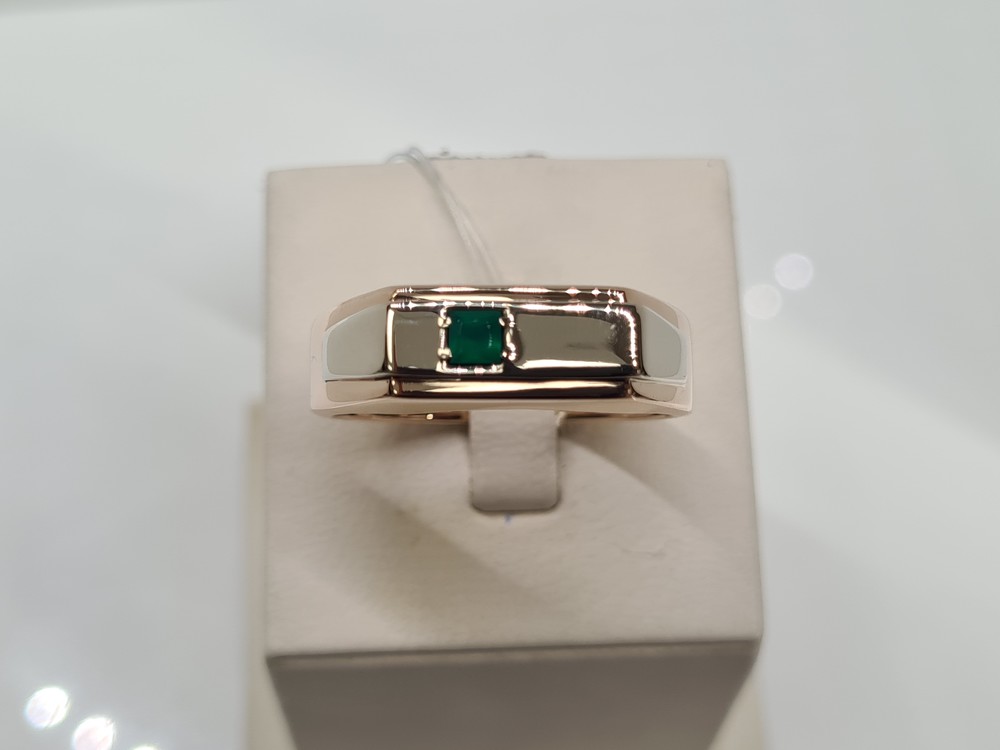 КОЛЬЦО ПЕЧАТКА оникс (Au 585)