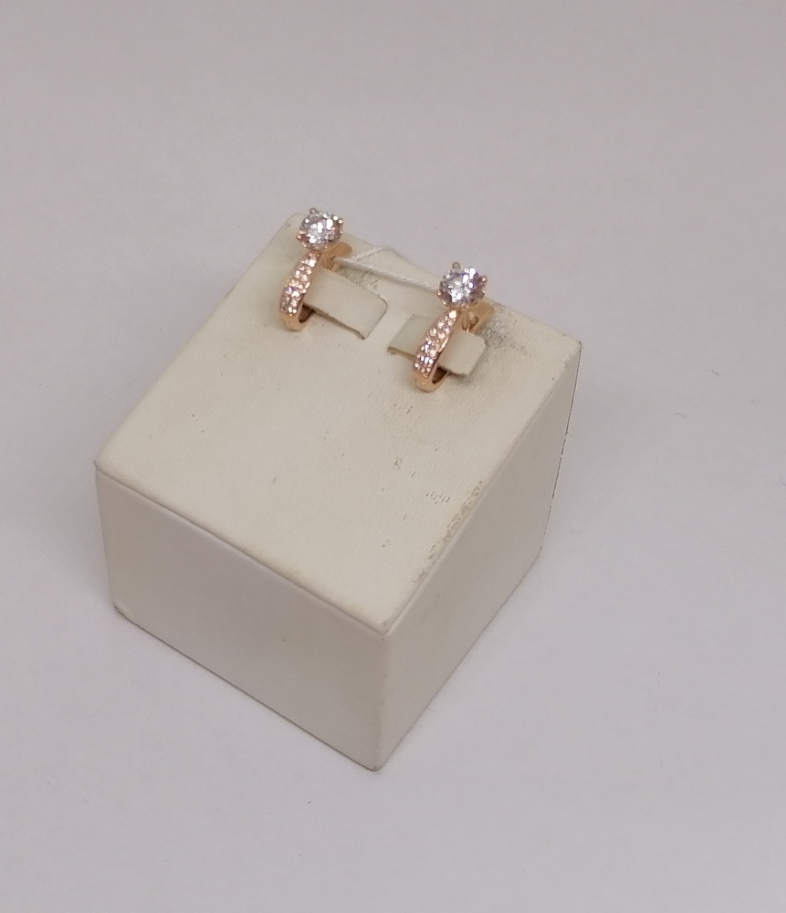 СЕРЬГИ С КАМНЯМИ (Au 585)