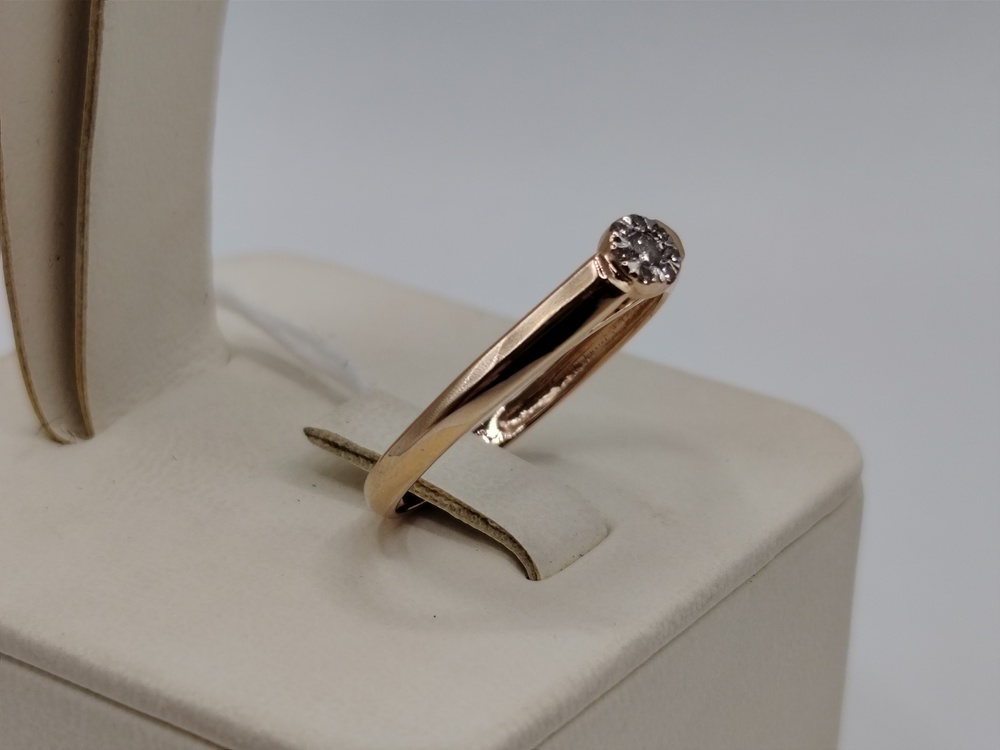 КОЛЬЦО БРИЛЛИАНТ Au 585