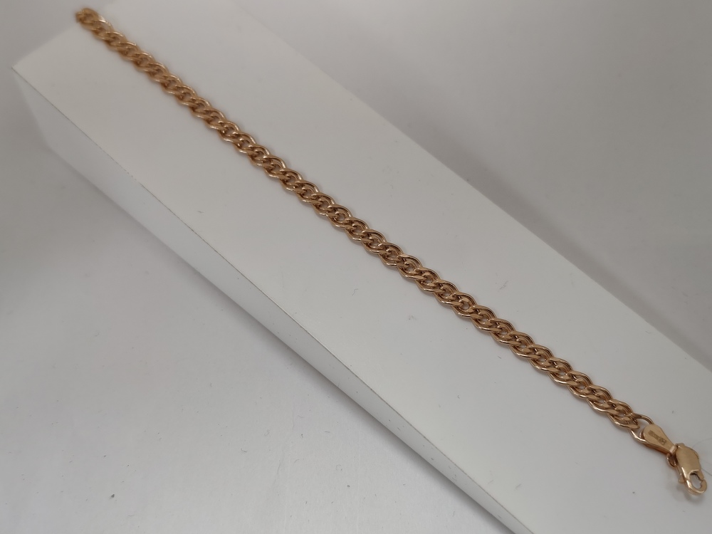 БРАСЛЕТ ПУСТОТЕЛЫЙ Нона (Au 585)